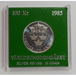 SWEDEN 100 KRONOR 1985  in confezione originale 